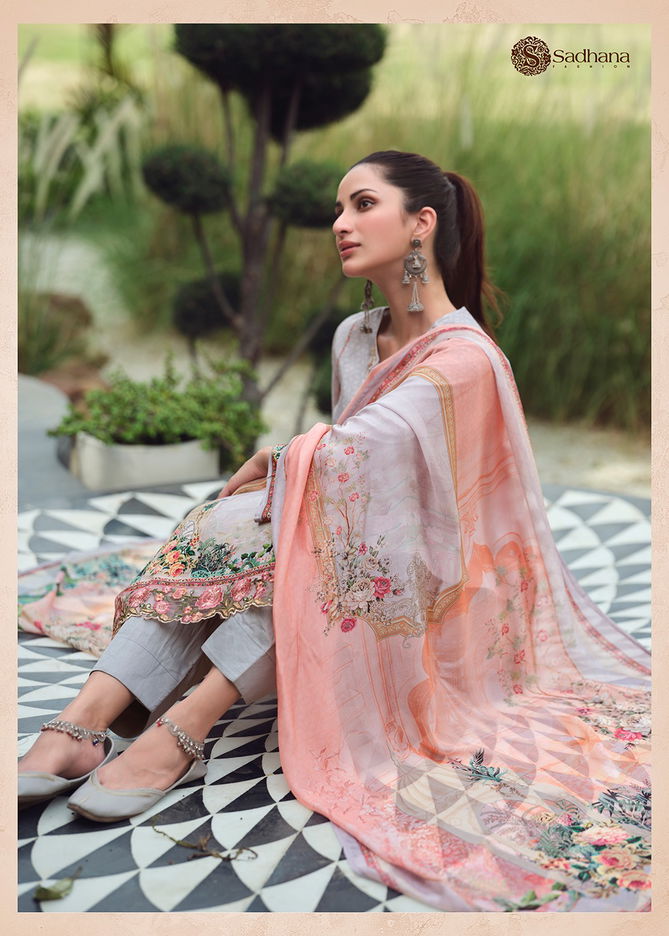 Mehtaab Vol 6 By Sadhana Pashmina Dress Material Catalog